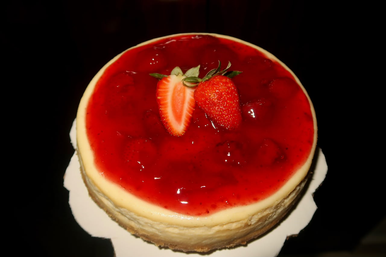 Cheesecake de fresa artesanal de Hsu Bakes